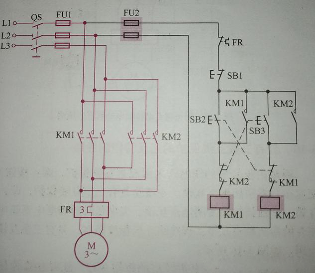 按鈕開關雙重連鎖接線圖.jpg 按鈕開關雙重連鎖接線圖.jpg