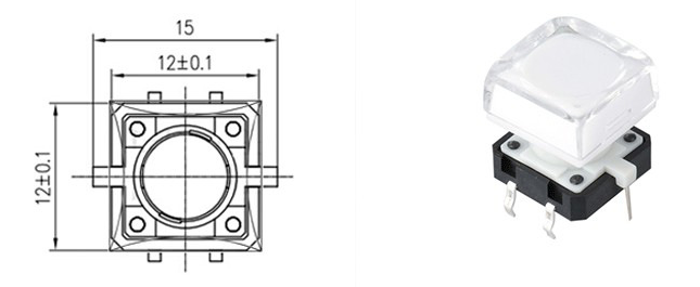 帶帽輕觸開關 帶帽輕觸開關