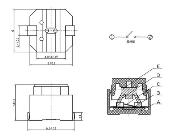 無聲輕觸開關尺寸