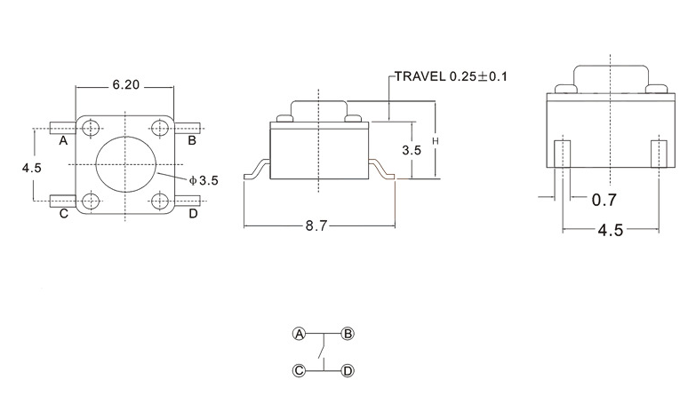 輕觸開關的主要作用 輕觸開關的主要作用